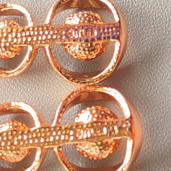 Butler Rose Gold Swarovski Crystal Necklace & Earrings - Picture 8 of 13